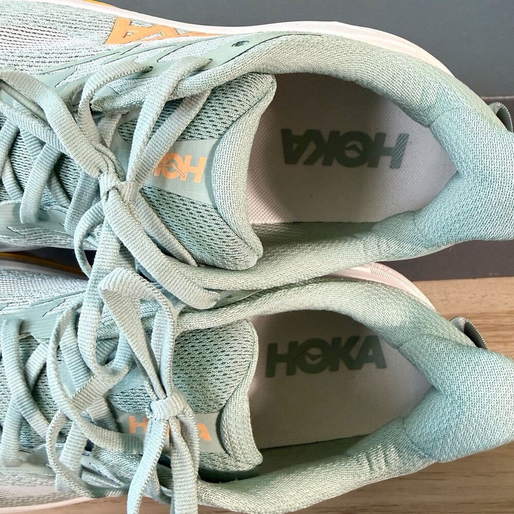 Hoka One One Challenger 8 Jade Cosmic Green Trail Running Shoes Women's 10D Wide - Picture 6 of 12